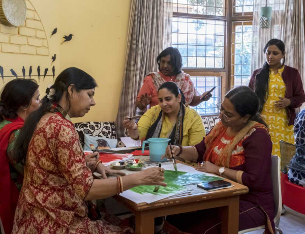 Art Therapy for Parents at the CVT