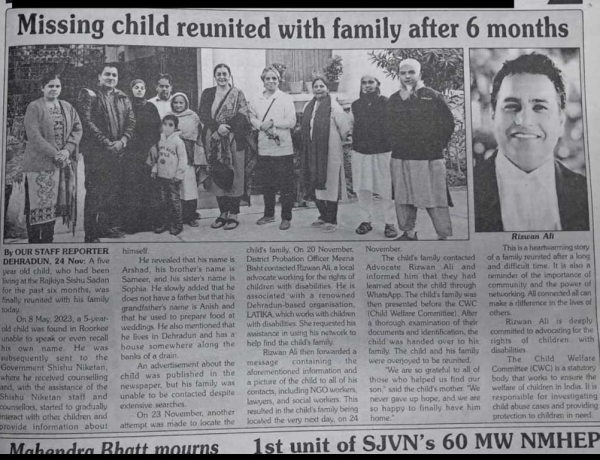 Six Degrees of Separation: Arshad Returns Home After Six Months